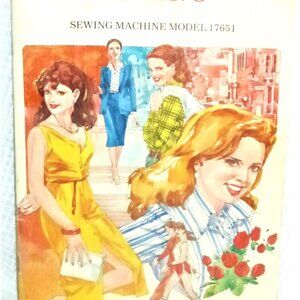 Kenmore Sewing Machine Model 17651 OWNERS MANUAL Booklet